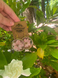 Pressed flower earrings