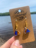 Stained glass earrings